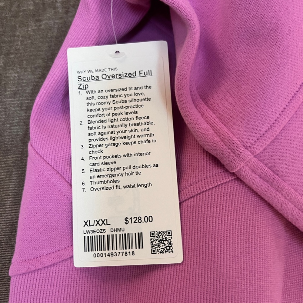 NWT Lululemon Scuba Oversized
Full-Zip Hoodie - Picture 5 of 6